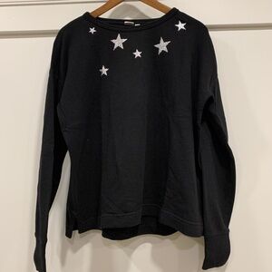 GAP Black Sweater with Star Pattern